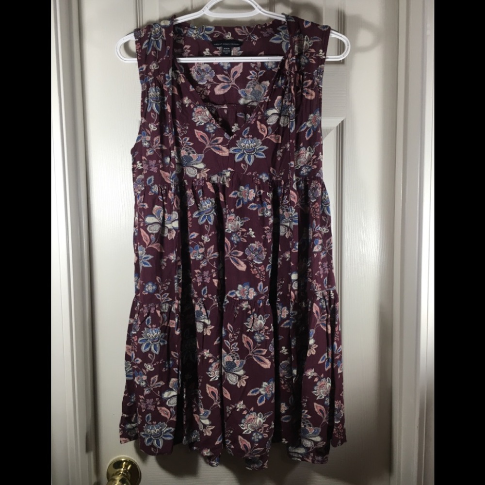 American Eagle Outfitters Sleeveless Boho Dress Fl